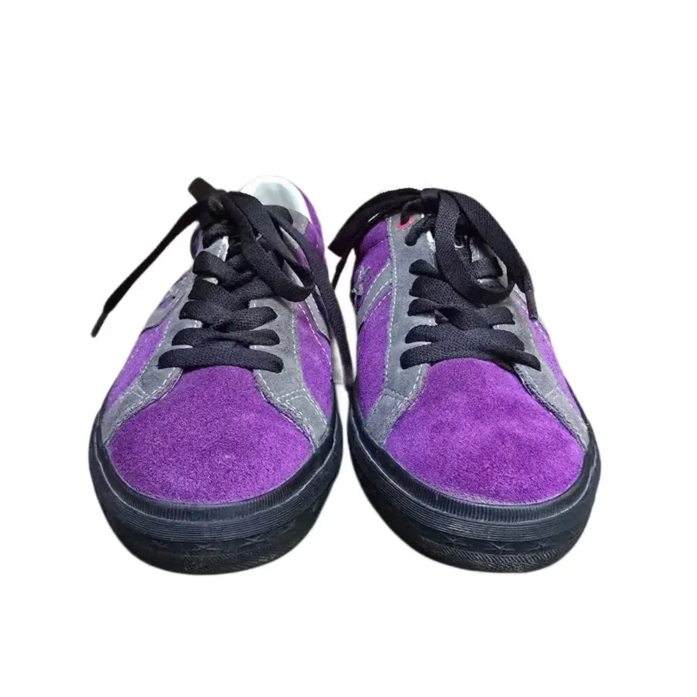 Converse Star Player Low Sneaker K-State Wildcats Men 9 Purple Suede Women 10.5